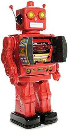 Amazon Co Jp 億騰 ロボット 機械式 おもちゃ レトロ コレクション 鉄皮 ノスタルジックなおもちゃ 個性 電気回転 道具 飾り 装飾 贈り物 プレゼント おもちゃ