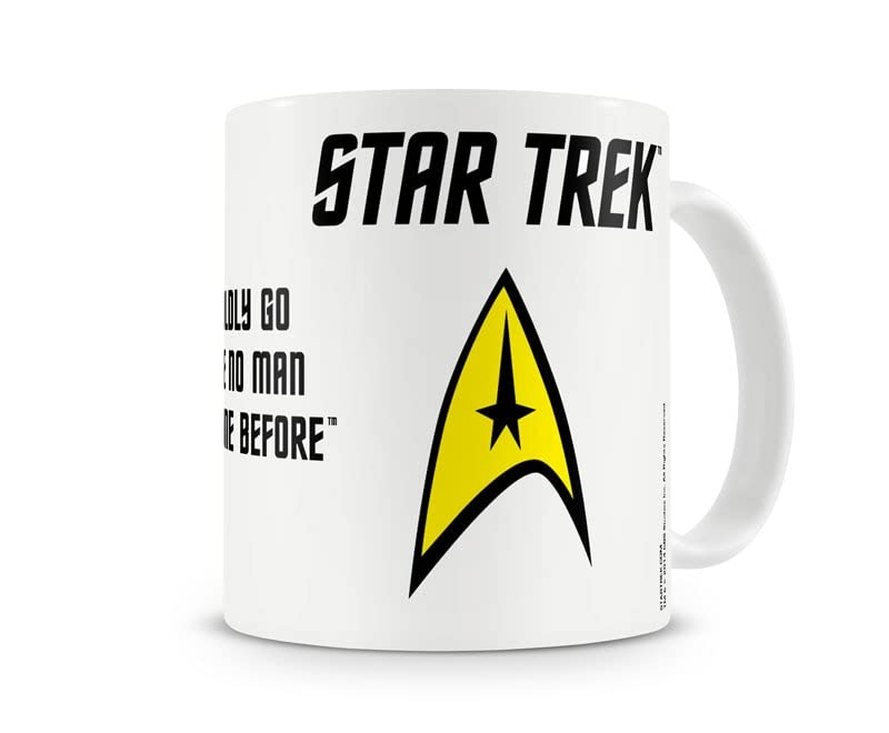 Star Trek Officially Licensed Boldly Coffee Mug