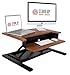 AirRise Pro – Standing Desk Converter | Adjustable Height Pneumatic Stand Up Desk – Sit to Stand with Your Current Desk in Seconds (2 Tier, Teak)