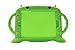 CHINFAI Kids Case for iPad 2017 2018 9.7 inch, Cute Cartoon Case for iPad Pro/iPad Air 1 2, Shockproof Silicone Protective Cover with Self Stand [BPA Free][Side Handles] (Green)