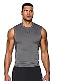 Under Armour Men's Heatgear Armour Sleeveless Tee 2-Pack Medium Carbon Heather/Black