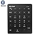 Bluetooth Number Pad, Jelly Comb N019 Ultra Slim Wireless Bluetooth 28-Key Numeric Keypad Data Entry with Multiple Shortcuts for Smartphones Tablet Surface pro and More-Black