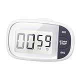 Jamal Digital Timer For Kids Kitchen Timer with Clip Electric Timer Visual Timer Countdown Timer Shower Timer Multifunction Large LCD Display ,Big Digits, Loud Alarm,Clip Back(Battery Included) …