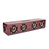 Red Wood Grain Bluetooth-luidspreker, draagbare draadloze soundbar-luidspreker met 3W subwoofer pc-telefoon Desktop…