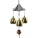 Jareally Wind Chimes, Great Sound Bronze Color Temple Bells Wind Chimes Windchimes (A-Tower)