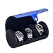 Watch Roll, Travel Watch Case For 3 Watch, Travel Watch Box with Velvet Sections to Prevent Scratching or Impact (Black)