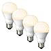 Philips Hue White 3rd Generation A19 Dimmable Smart LED 4-Bulb Kit with 2nd Gen Bridge (Renewed)