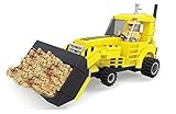 Ausini Construction Big Front Loader Tractor with Action Figures Building Bricks 118pc Educational Blocks Set – Great Gift for Children