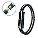 CHARGER BRACELET - Lightning to USB Cable Charging Bracelet for iPhone, Magnetic Wristband made with Genuine Leather | Great for Travelers + Gifts | Compatible with iPad, iPod, AirPods (Black/Black,L)