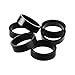 Bluecell 6pcs 10mm Aluminum Alloy Bike Headset Spacer Stem Spacer Bicycle Headset Washer for MTB Bike Road Bikes 1-1/8″ Forkthumb 1