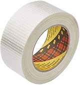 Scotch Bi-Directional Filament Tape Heavy Duty 50 mm x 50 m Translucent view 2