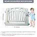 Baby Playpen Kids Activity Center - 14 Panel | Safety Play Yard Area - Indoor, Outdoor Portable Fence | Adjustable, Non-Toxic, Multi-Color Home Play Zone | Lock System Gate Door | Kid, Child, Infant