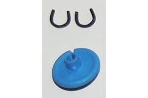 CIRCUT Super Flex Kisser Button - 2 Pack - The Ultimate Bowstring Kisser - Flexible Soft Comfort - 9/16" Diameter - Available in 9 Colors by Cir-Cut Archery