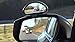 Clear Zone Blind Spot Mirror - Set of 2 w/Bonus Headlight Restoring Wipes - Original As Seen on TV