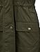 Doublju Womens Hooded Military Anorak Jacket With Pockets