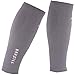 NEWZILL Compression Calf Sleeves (20-30mmHg) for Men & Women Perfect Option to Compression Socks Leg Sleeves for Running Fitness Travel Nursing (S/M Grey 1Pair)