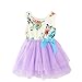 2Bunnies Little Girls Baby Girls Infants Sleeveless Floral Princess Dress Tulle Tutu Sundress