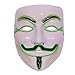Emazing Lights Guy Fawkes for Vendetta Light Up Mask, Green
