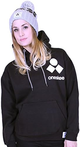 Oneskee Apres Hooded Top Womens Livigno Black UK 10-12 Small