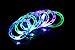 Cofufu 6PCS Fluorescence Stick/Electronic LED Flash Bracelet/Light-Emitting Bracelet + 6 Sets Spare Batteries