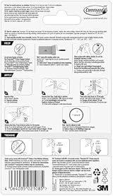 Command Clear Medium Hooks 2 Hooks + 4 Outdoor Strips 900 g Damage-Free view 13