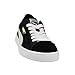 PUMA Suede Junior Sneaker (Little Kid/Big Kid) , Black/White, 12 M US Little Kid