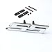 Yoaoo 1x OEM Grille Ss Emblem Badge 3D Compatible with Zl1 1LE Series Front Chrome White