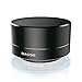 Basse Portable Bluetooth Speakers - Super Bass Mini Metal Wireless Speaker System For iPhone, Car, TV, Outdoors & More - Radio Function, USB and TF Card Port, Durable & Compact, Black