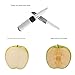 Lebefe Bullet Shaped Sharp Ceramic Vegetable Fruit Paring Knife and Peeler Combo Sets