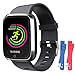 Smart Watch, Smartwatch with SMS/Caller ID, IP67 Waterproof Smart Watch for Men/Women/Kids, Fitness Tracker Step/Calorie Counter, Heart Rate/BP/Blood Oxygen/Sleep Monitor, Compatible with iOS/Android