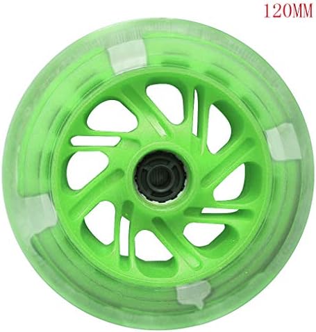 2pcs 76-120mm LED Flash Light Up Wheel for Mini Micro Scooter with 2 ABEC-7 Bearings