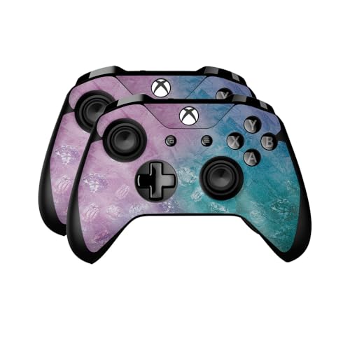 Glossy Glitter Skin Compatible with Microsoft Xbox One Controller (2 Pack) - Di…
