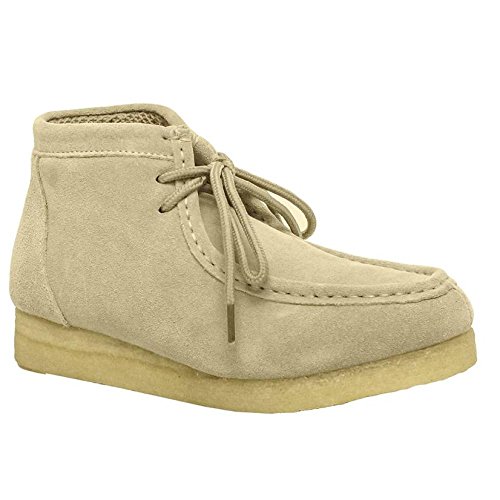 ROPERWomens Gum Sticker Lace Up Casual Boots Ankle - Beige