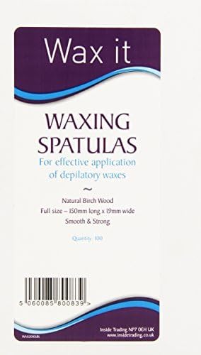 Wax It Wooden Wax Spatulas Applicator by Wax It