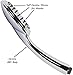 High Flow Handheld Shower Head - Great Water Pressure In Hand Held Showerhead - Indoor And Outdoor Modern Bath Spa Fixture - Aqua Elegante - Chrome