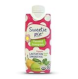 Sweetie Pie Organics Lactation Smoothie with Fenugreek for Lactation Support, to help Supplement Lactation to Breastfeeding Mothers, Healthier option than Lactation Cookies for Nursing Moms, 12ct
