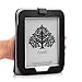 Barnes & Noble NOOK GlowLight Plus eReader Case - Mulbess Leather Case Cover with Kickstand and Elastic Hand Strap for NOOK GlowLight Plus Color Black