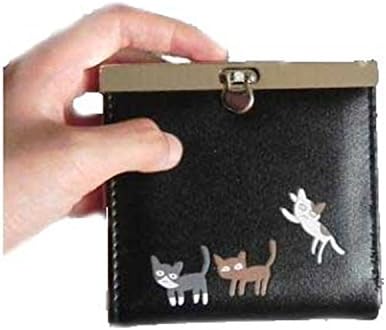 A5juznjanm Luxury women wallets pu leather purse women clutches card holders coin keeper bolsas black