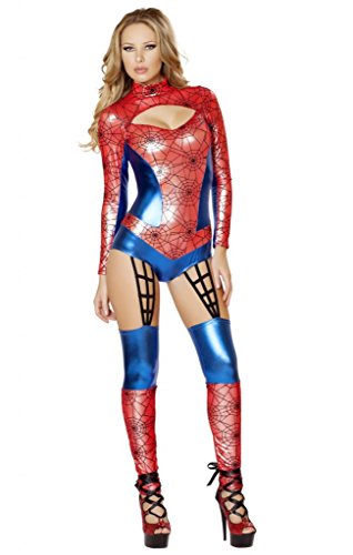 Sexy Spider Man Romper Girl Halloween Costume