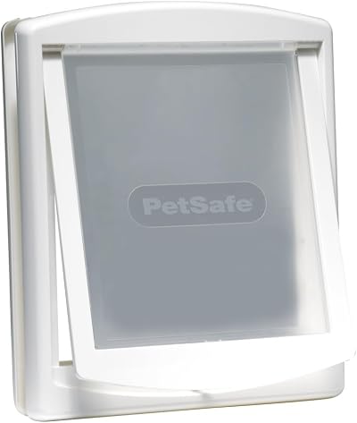 PetSafe Original 2 Way Pet Door Large White Manual Lock Durable Frame