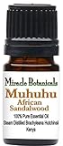 Miracle Botanicals Muhuhu - African Sandalwood Essential Oil - 100% Pure Brachyleana Hutchinsii - Therapeutic Grade - 5ml