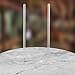 HAISEN Acrylic Donut holder 11 inches,Clear Donut Donut For Wedding Party Supplies 2 Piece