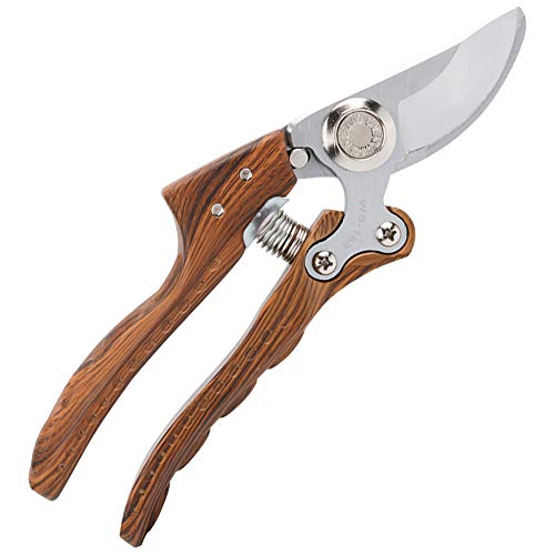 Tesinll Professional Pruning Shears Tree Trimmers Sharp Bypass Hand Pruners with Stainless Steel Blades and Ergonomic Handle Fruit Trimming Tool