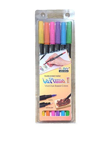 Uchida 1122-6f 6 piece modern art le plume ii double en…