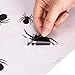 jollylife Spider Web Window Clings Halloween Decorations Decals - Haunted House Party Supplies Ornaments 87 PCS