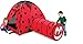 Pacific Play Tents 20420 Kids Lady Bug Dome Tent and Crawl Tunnel Combo for Indoor/Outdoor Fun (Pack of 2), Multicolor