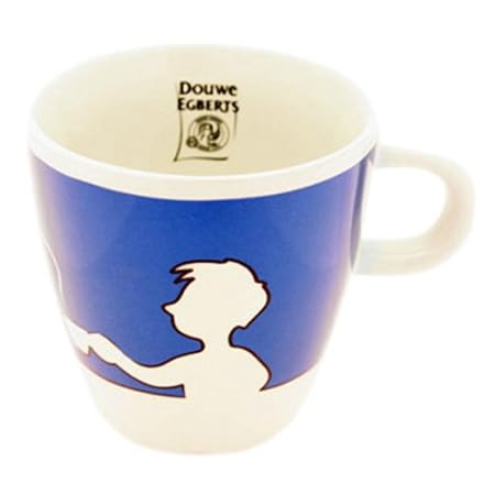Douwe Egberts Design People, Kaffee Becher, Tee Tasse, Porzellan, Blau, 260 ml