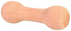 Trixie Rounded Wooden Retrieving Dumbbell, 125 g