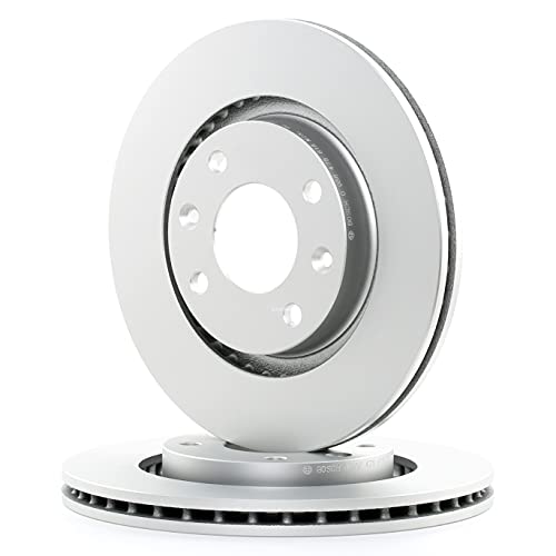 BOSCH Set Dischi Freno BD536 - Dischi Ventilati di Ghisa di 266mm - Asse Anteriore - Conformi al regolamento ECE-R90 - Meno Corrosione e Affaticamento dei Freni - 2 Dischi