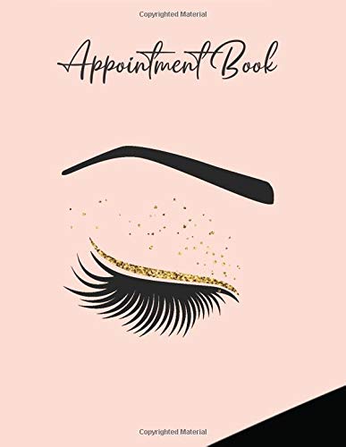 Appointment Diary: Eyelash Day Planner Journal with Times (Undated - Start Any Time)